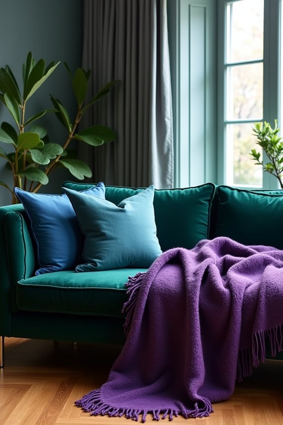 jewel tones for cozy elegance
