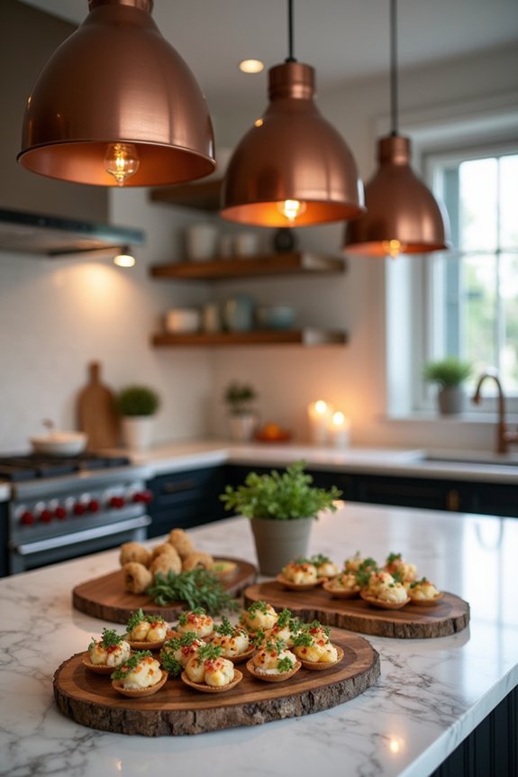 kitchen decor for entertaining