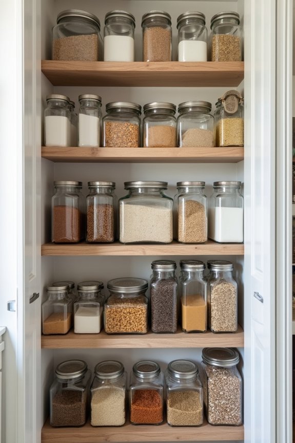 label your pantry zones