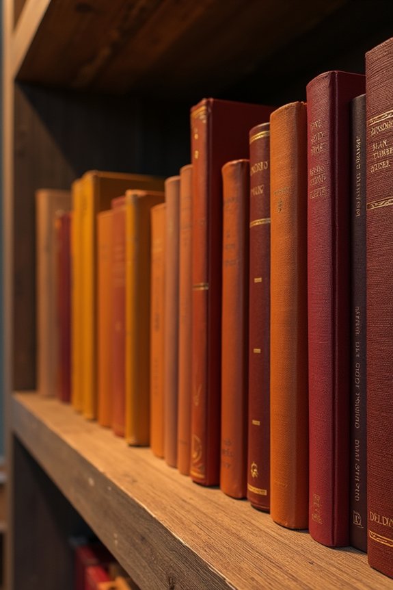 layer books by color