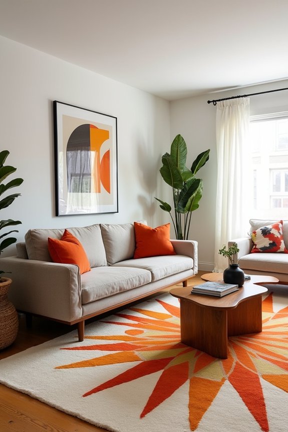 layer geometric textiles creatively