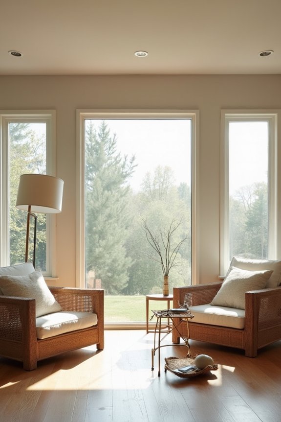 layered ambient and task lighting