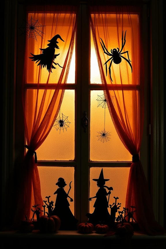 layered immersive spooky displays