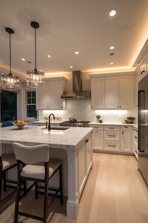 layered kitchen lighting solutions