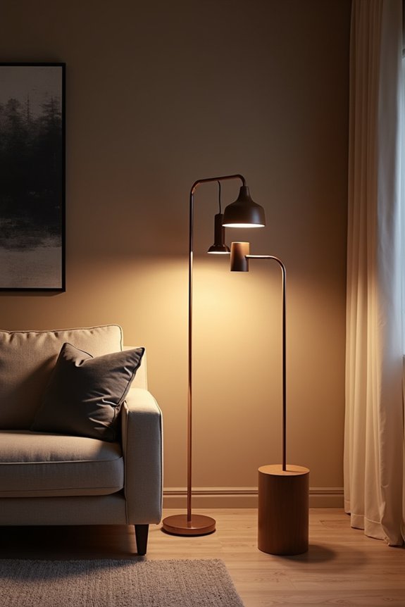layered lighting creates ambiance