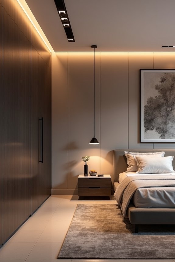 layered lighting enhances ambiance