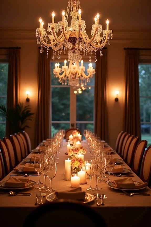 layered lighting enhances celebrations