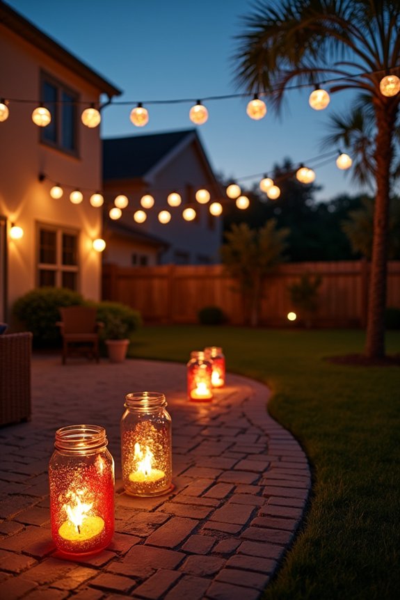 layered lighting for ambiance
