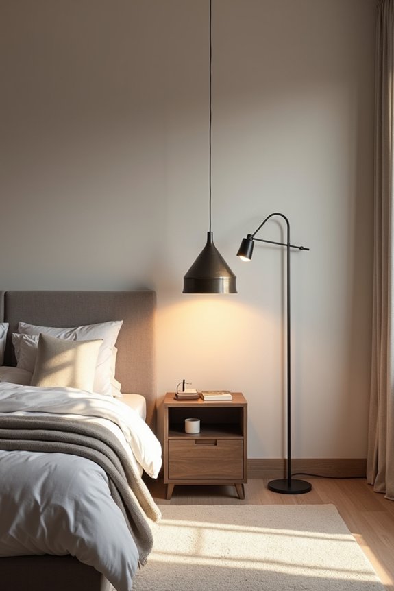 layered lighting for ambiance