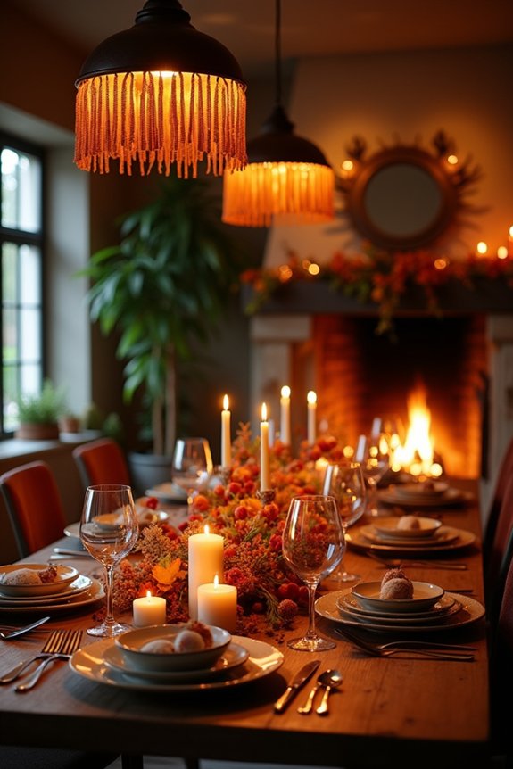 layered lighting for ambiance