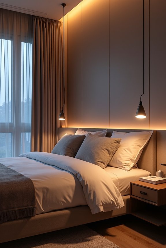 layered lighting for ambiance