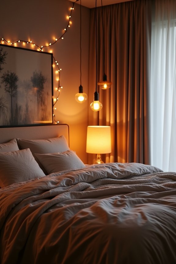 layered lighting for ambiance