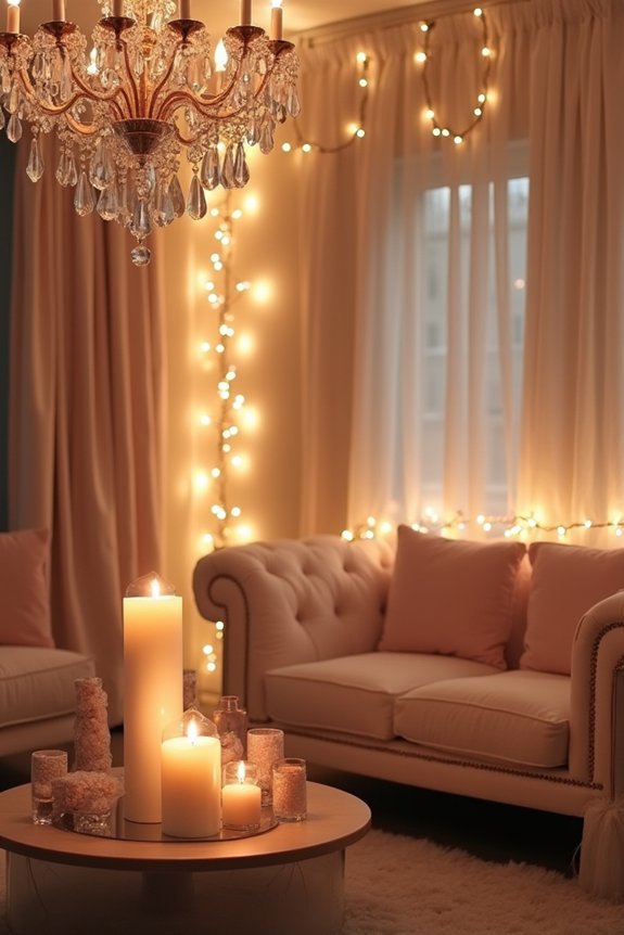 layered lighting for atmosphere