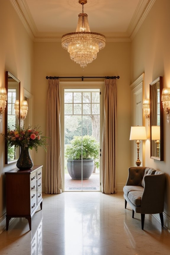 layered lighting for elegance