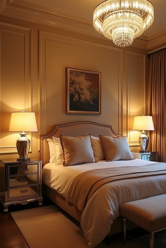 layered lighting for luxury