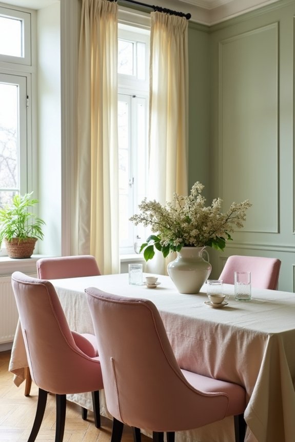 layered pastels and neutrals