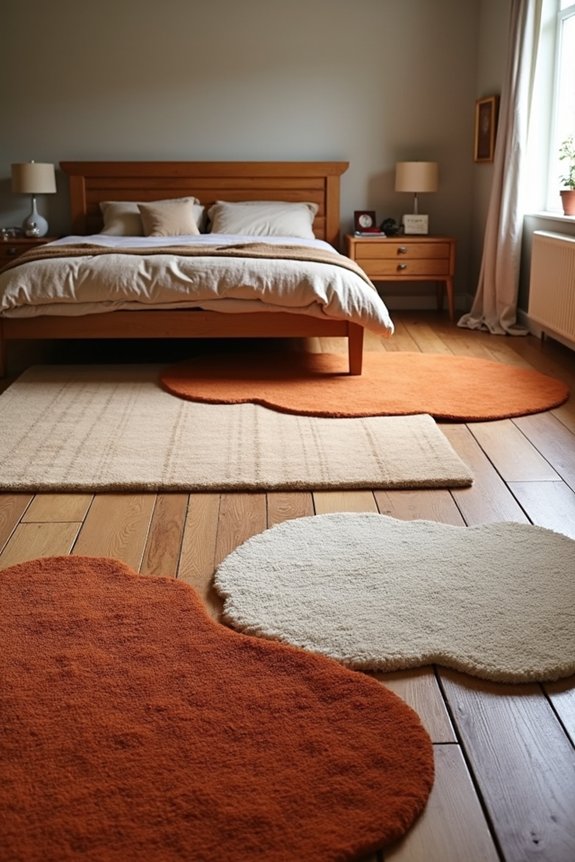 layered rugs for comfort