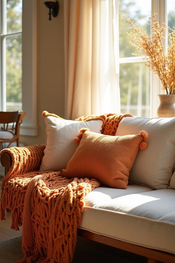 layered textiles for coziness