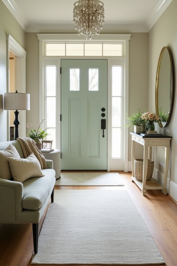 layered textiles for entryway