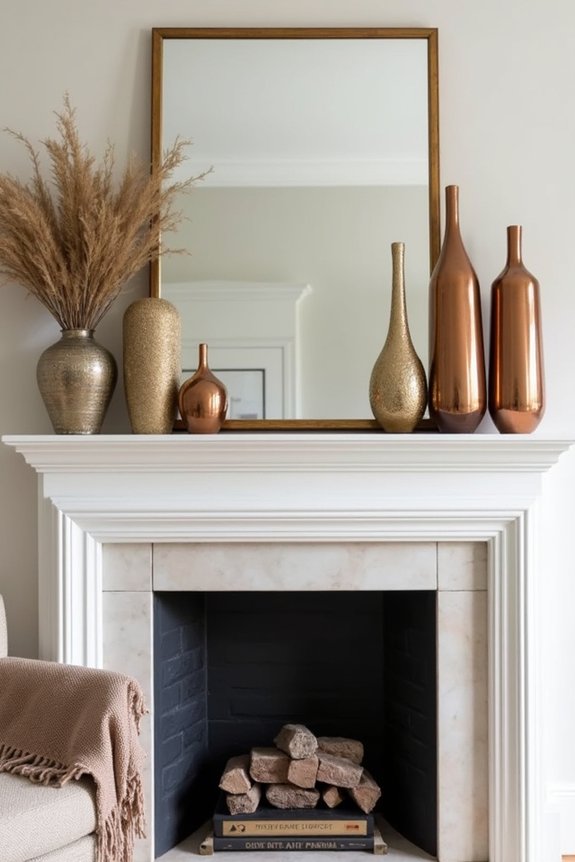 layered textures and metallics