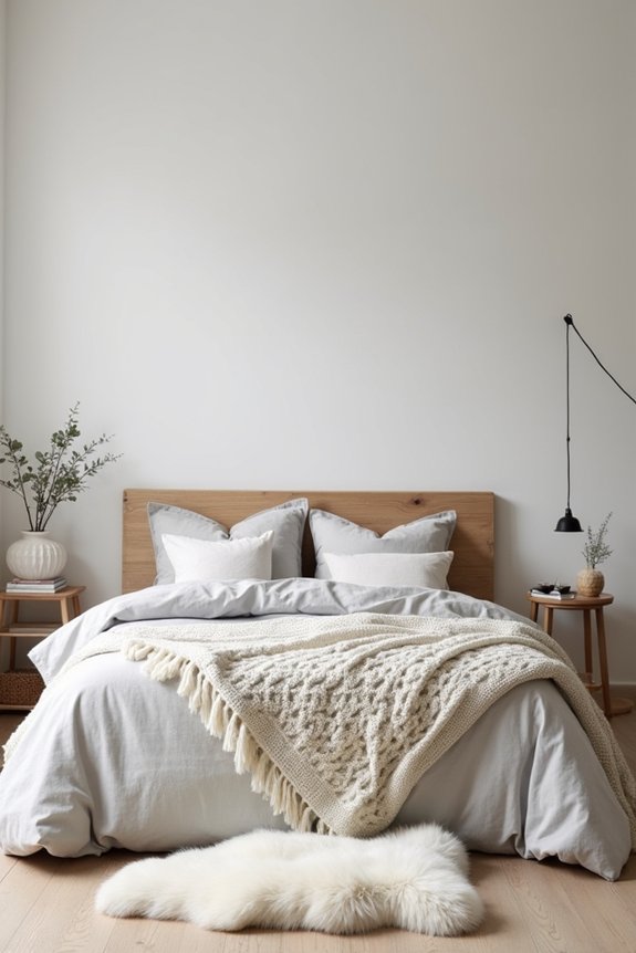 layered textures create warmth