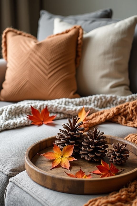 layered textures for autumn