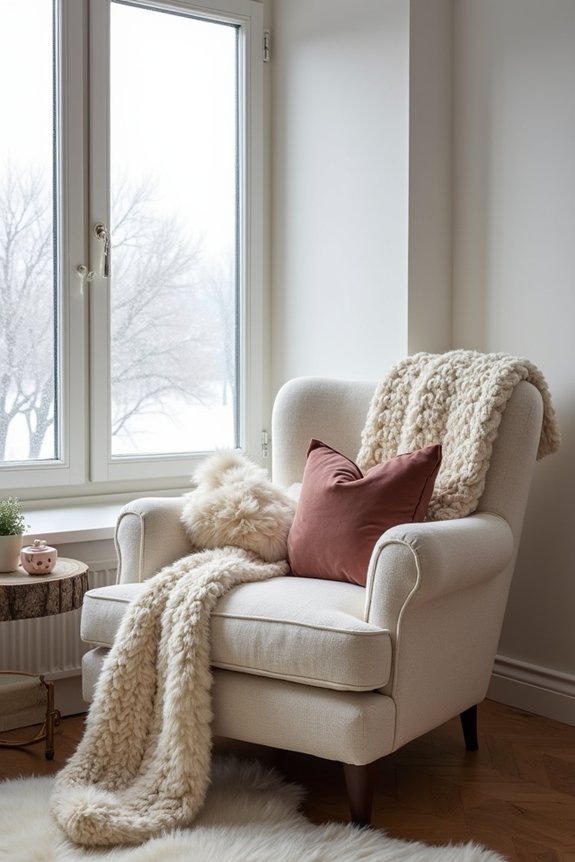 layering soft winter textures