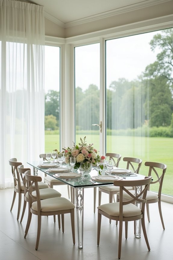 low decor for visibility