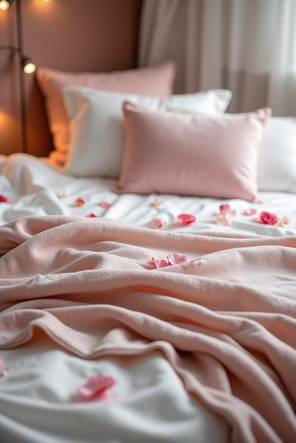 luxurious bedding enhances intimacy