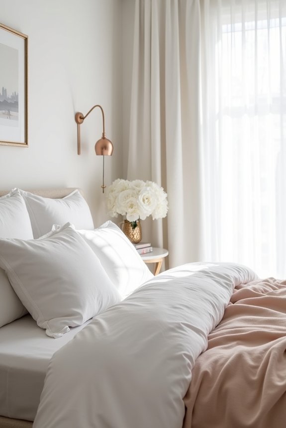 luxurious bedding for comfort