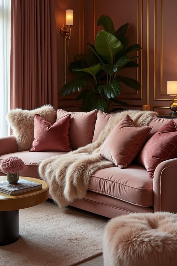 luxurious textile layering aesthetics