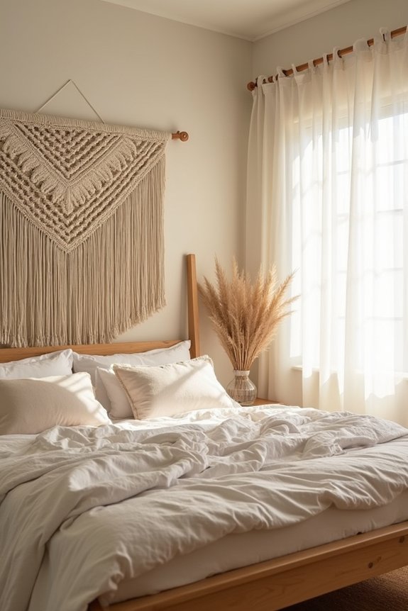 macram and woven accents