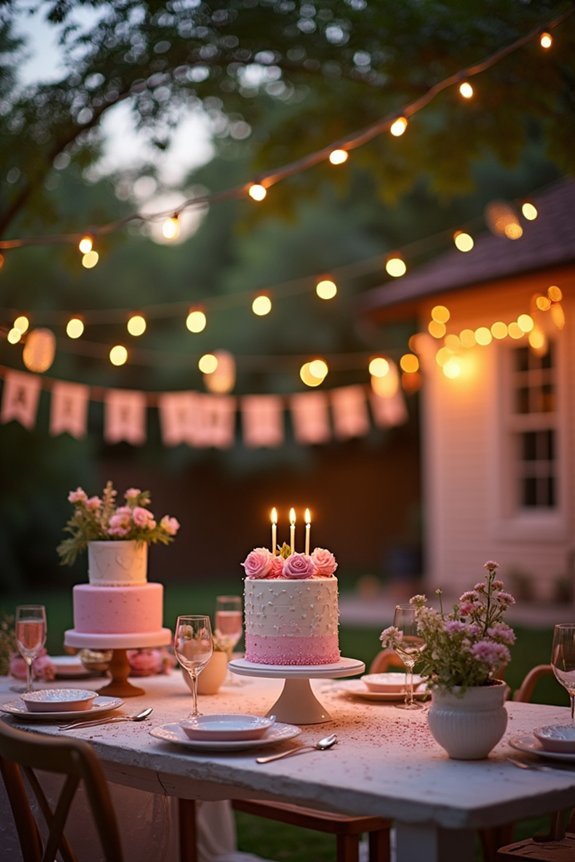 magical ambience with lighting