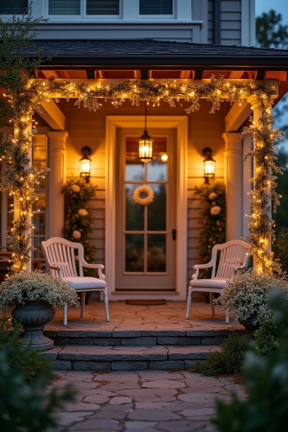 magical evening string lights