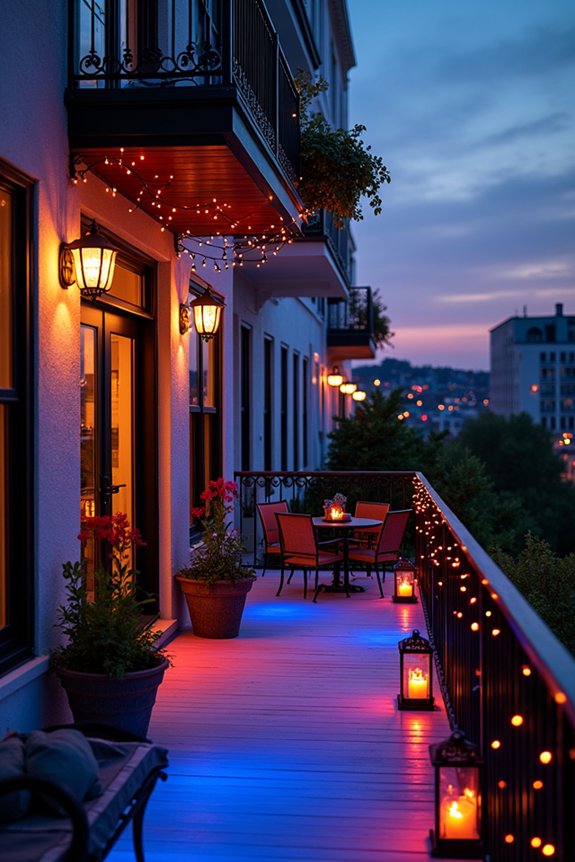 magical nighttime celebration lighting