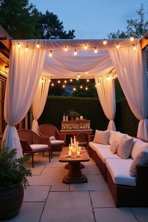 magical outdoor celebration ambiance