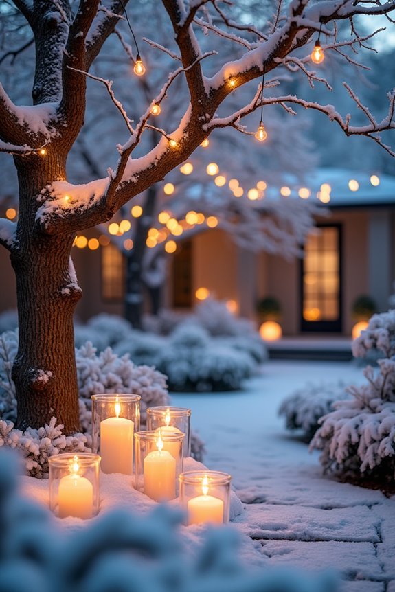 magical winter garden illumination