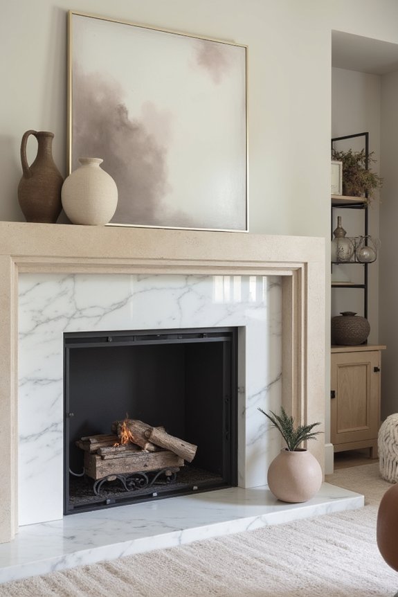 mantel surrounds enhance decor