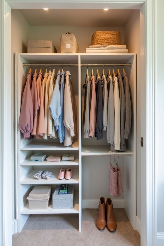 maximize closet storage efficiently
