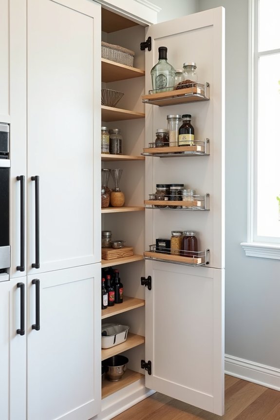 maximize pantry door storage