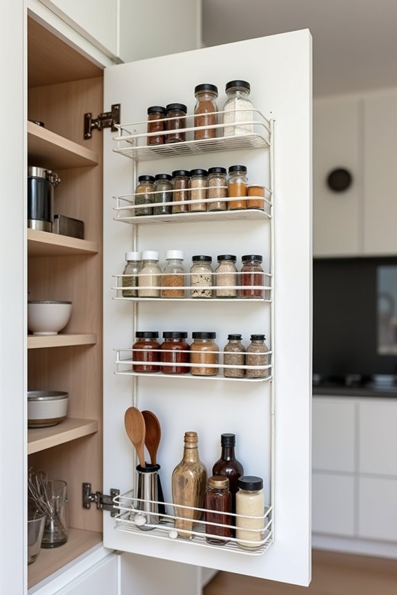 maximize pantry door storage