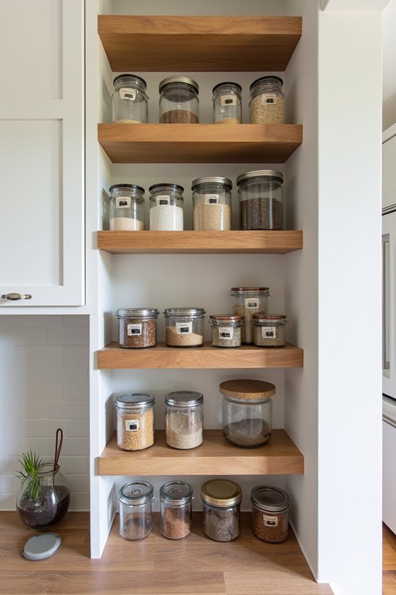 maximize pantry organization space