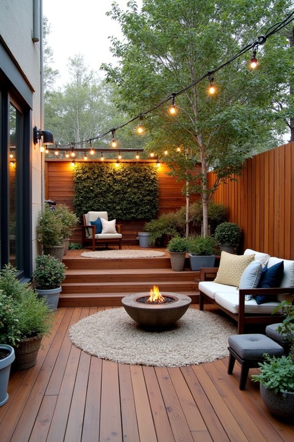 maximize small backyard space