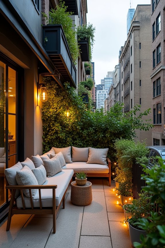 maximize small balcony space
