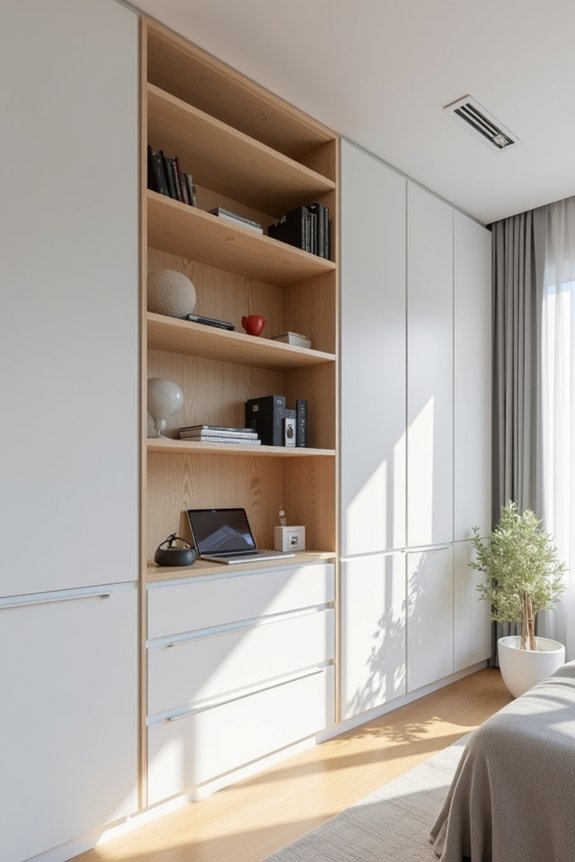 maximize space with vertical storage