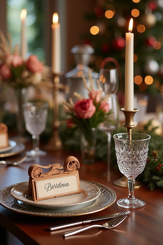 memorable christmas dinner touches