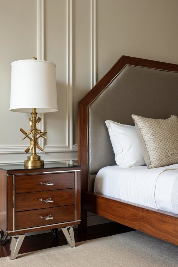 metal accents for elegance