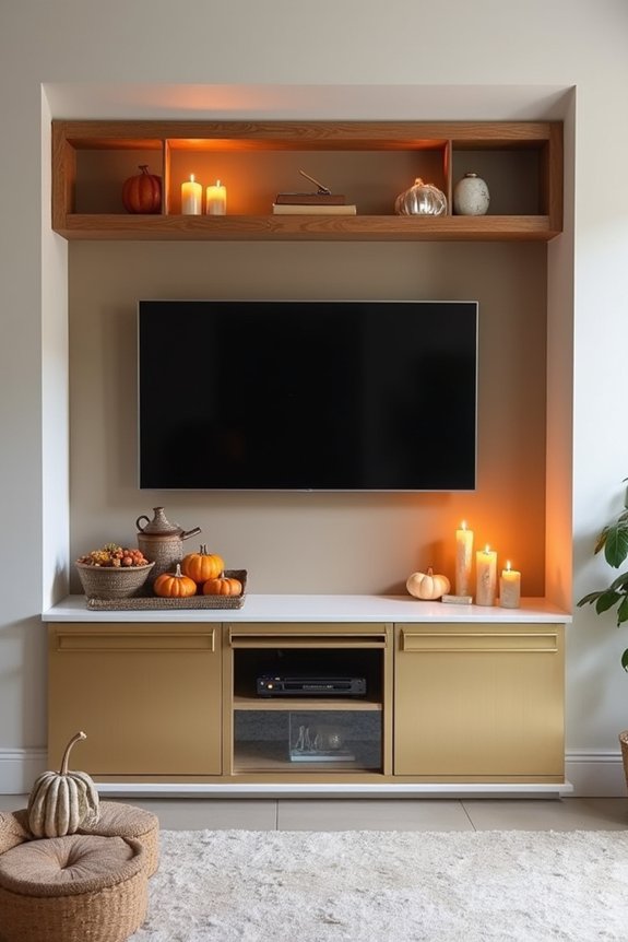 metallics complement warm wood