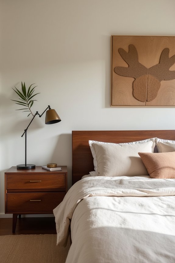 mid century bedroom aesthetics