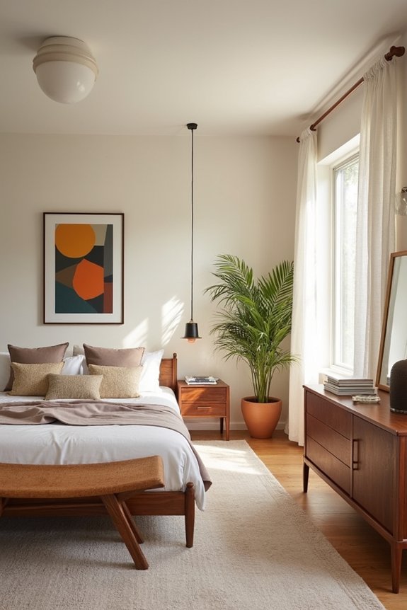 mid century bedroom ideas